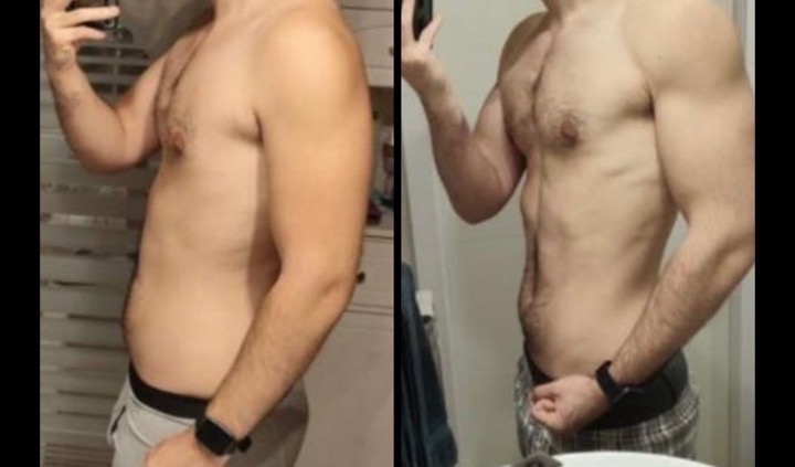 Christian before and after
